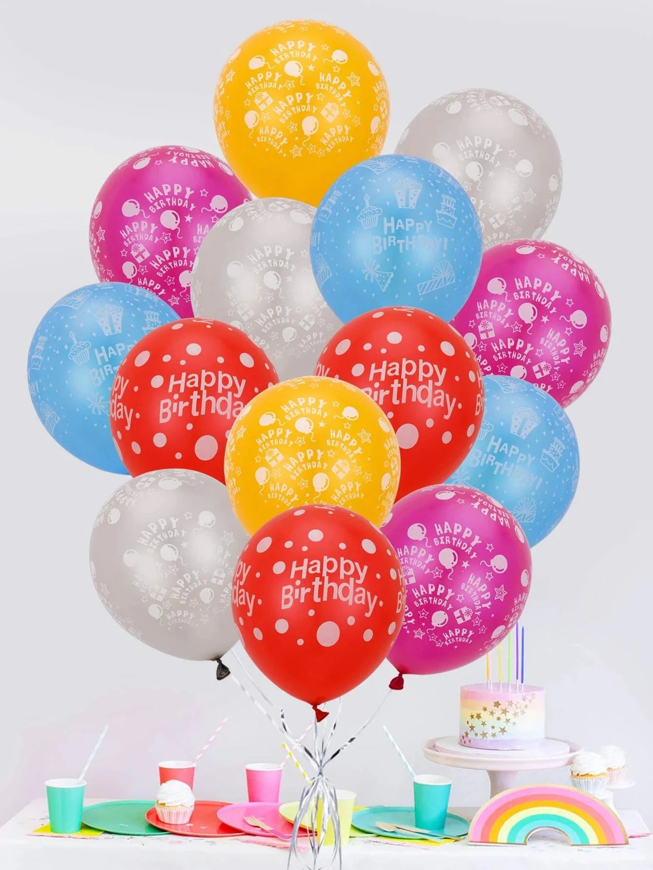 Happy Birthday Latex Balloon